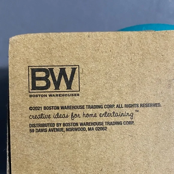 Sparkle & Wine Stemless Glass Set - Teal and Silver - Picture 4 of 5